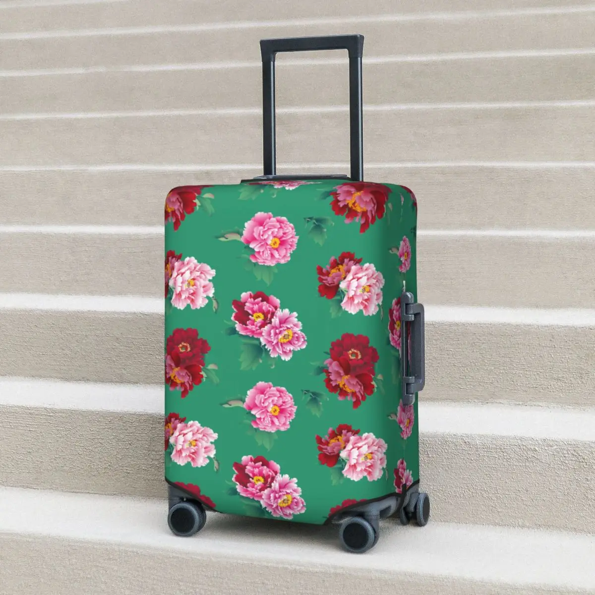 Luxury Flowers Suitcase Cover Holiday New Northeast Big Flower Design Useful Luggage Case Travel Protection