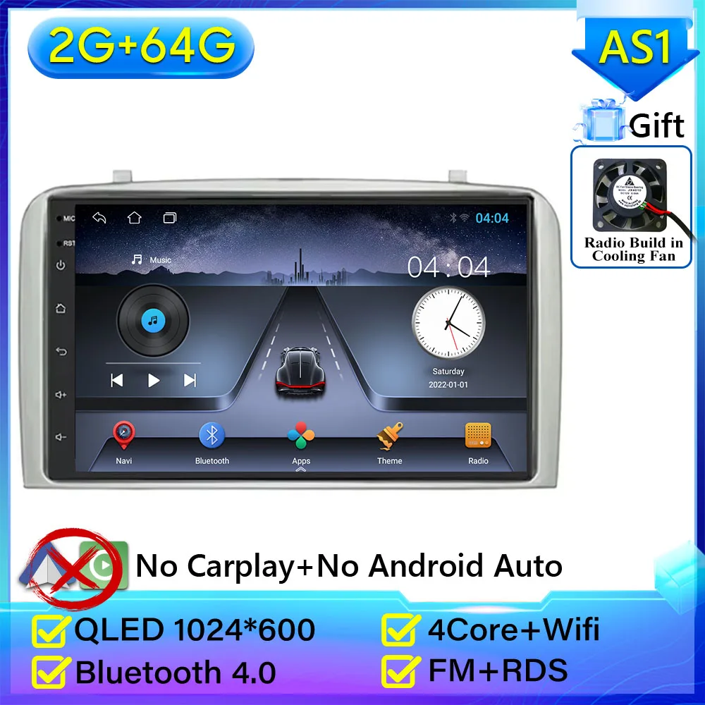 Android 16 autoradio voor Alfa Romeo 147 GT 937 2000-2010 GPS navigatie Android Auto Carplay Wifi scherm stereo display geen 2din