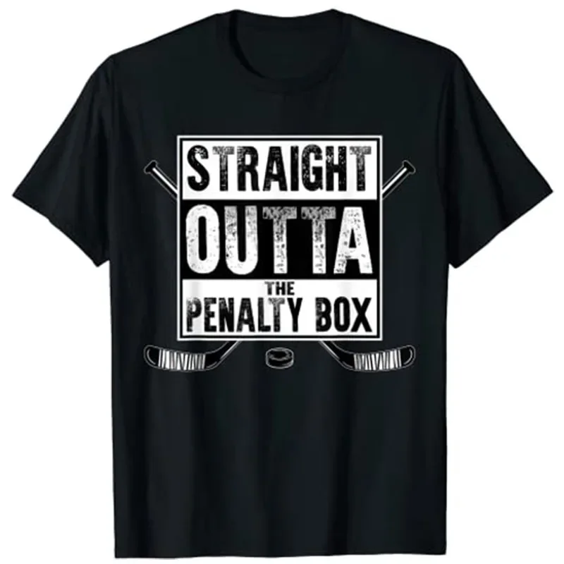 Ice Hockey Player Gift Straight Outta The Penalty Box Shirt T-Shirt Customized Products