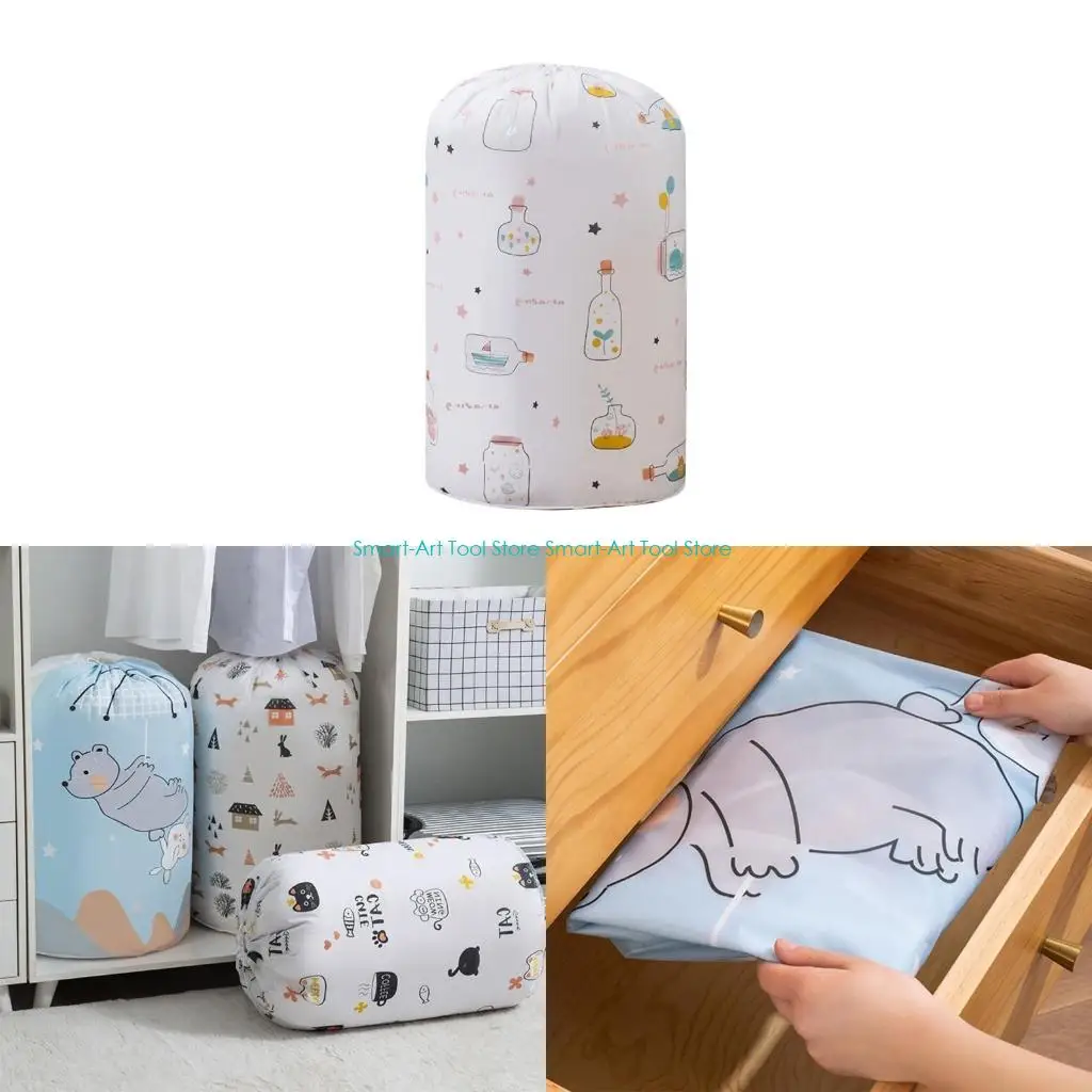E1PB Quilt Storage Bag Closet Moisture Dust Proof Clothes Storage