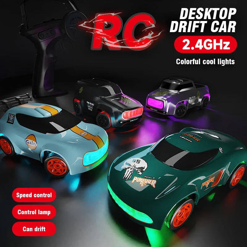 1:64 RC Drift Auto 2,4G Mini Fernbedienung Stunt Auto High Speed Desktop Racing Fahrzeug Modell Wettbewerb Spielzeug Kind weihnachten Geschenke