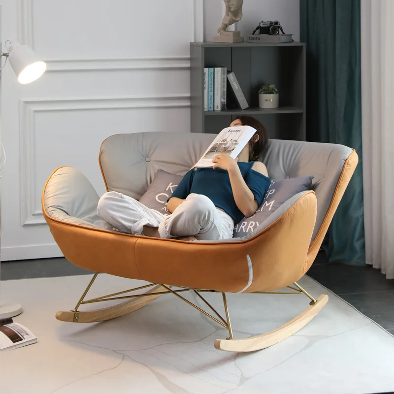 

Double rocking recliner lazy sofa living room leisure sofa armchair