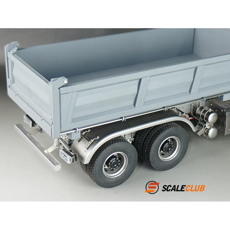 1 paar Metall Legierung Muldenkipper Dual Achse Hinterrad Kotflügel 1/14 Für Tamiya RC Auto SCANIA VOlvO ACTROS AROCS DIY Teile