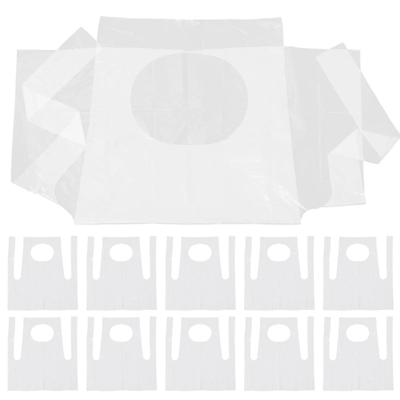 

25pcs Children Waterproof Aprons Disposable Pe Kids Apron For Cooking Painting Baking Diy Home Cleaning Oil Proof Multi-Use