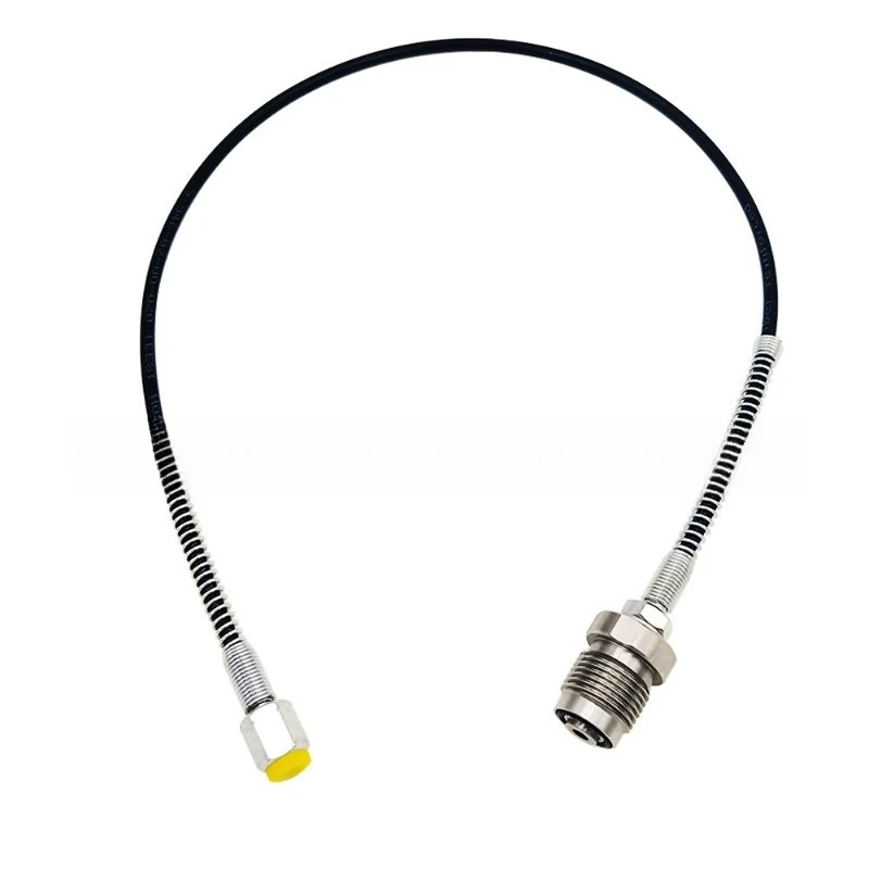 600mm Diving Air Spring Hose DN3 G5/8‑G1/8 Thread Reinforced Flexible Breathing Gas Pipeline