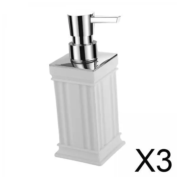 

Многоразовый дозатор для жидкого мыла с помпой, белая пластиковая бутылка для ванной, кухни, лосьона для тела, шампуня