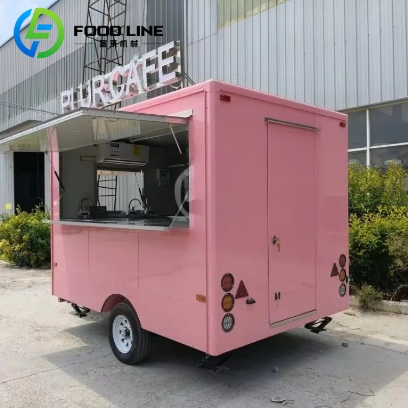 Custom Ice Cream Food Truck Trailer Mobile Pizza BBQ Event Buy USA Approved French Standard For Business Catering Price