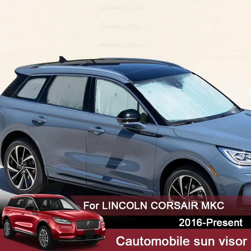 

Car Sunshades UV Protection Cover For LINCOLN CORSAIR MKC 2016-2025 Window Curtain Sun Visor Windshield Cover Auto Accessory