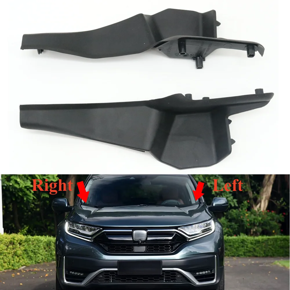 

Front Windscreen Windshield Wrap Corner Trim Wiper Side Cowl Cover Panel Plate Cap Lid For Honda CR-V CRV V 2017-2022