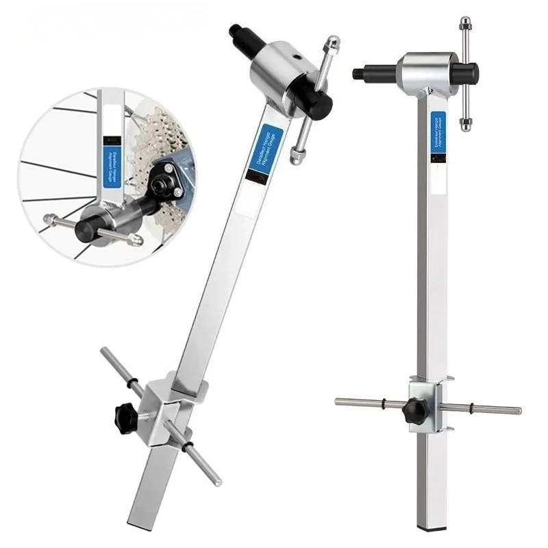 

Bicycle Rear Derailleur Hanger Alignment Gauge Aluminium Alloy Straighten Tool for Mountain Road Bike 20-29'' Wheel