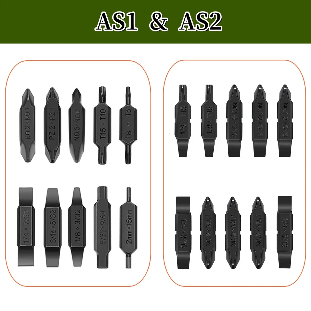 NexTool Kit di punte per accessori Multitool 20 tipi Set di punte per cacciavite magnetico per strumento tascabile E1 Flagship Captain Multi Tools