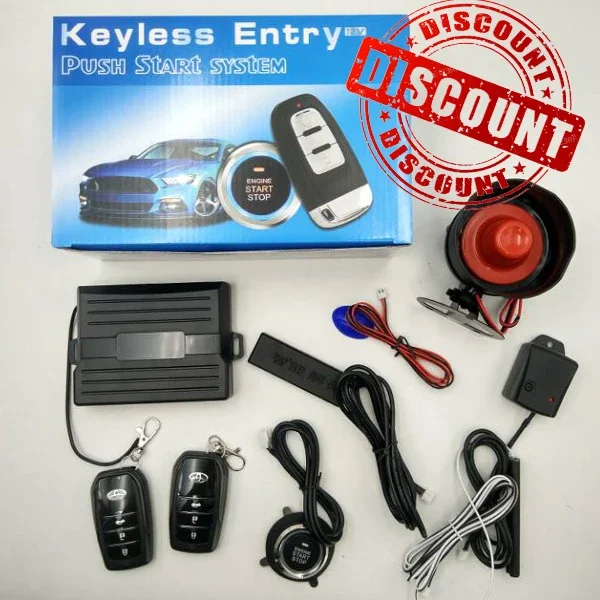 Cell phone Car Keyless Entry System Alarm smart key car alarm with engine start stop app control central lock or unlock