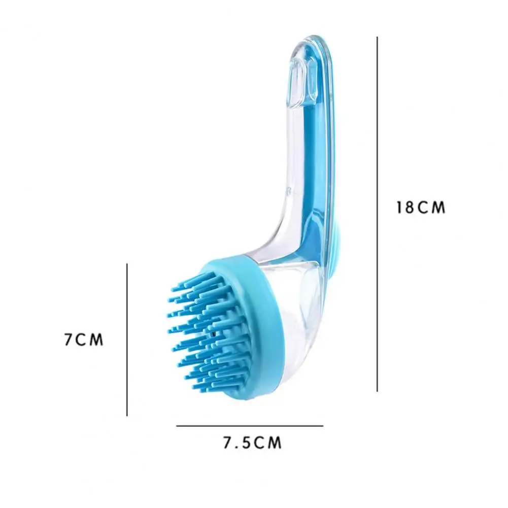 Щетка для ванны с контейнером для мыла, шампунем, щетка для ухода за домашними животными, набор щеток для купания домашних животных для собак, кошек, мертвых для купания