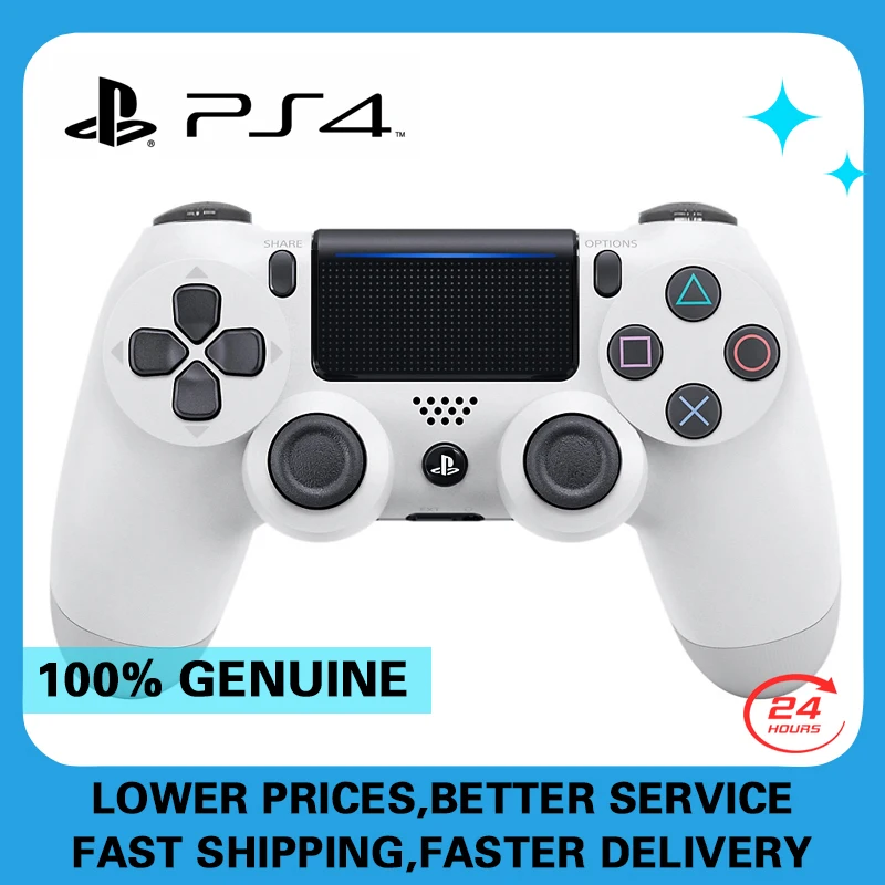 100% 오리지널 소니 플레이스테이션 듀얼쇼크 4 무선 컨트롤러, 소니 PS4 게임 콘솔용