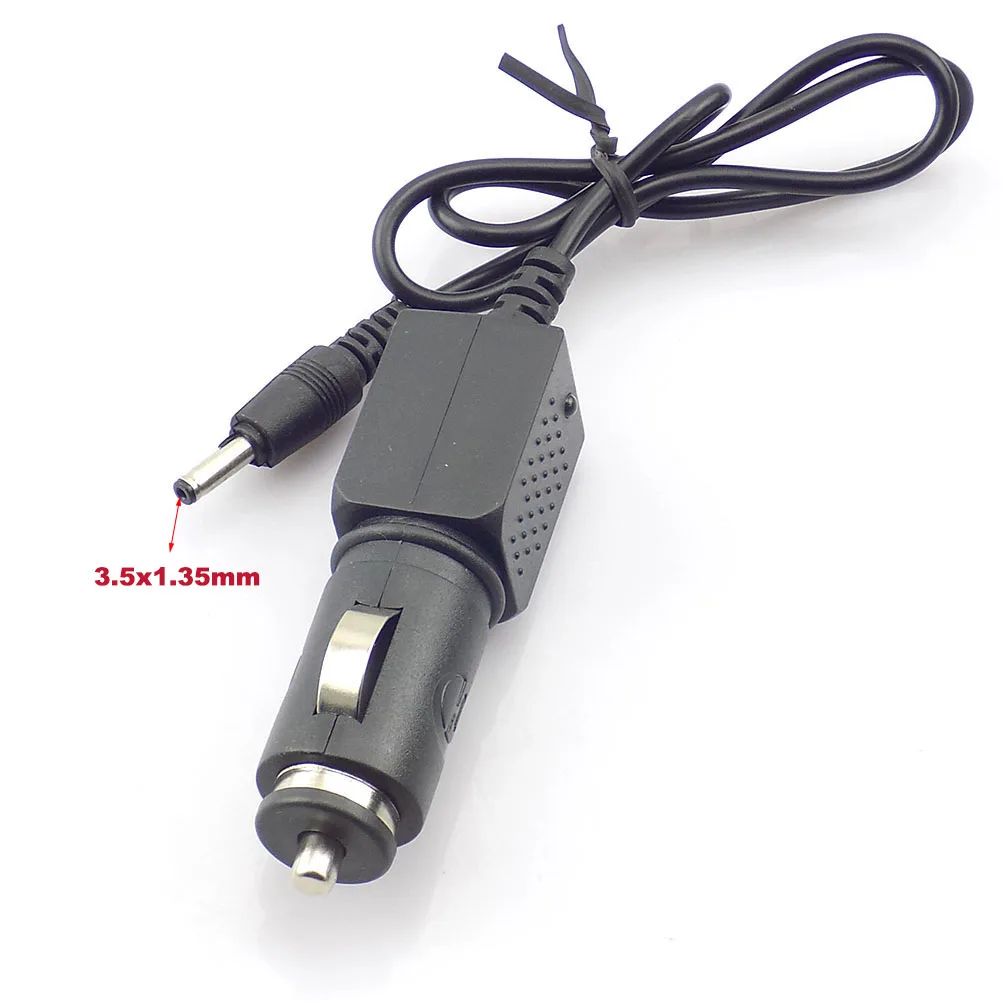 DC 12V 4.2V dc 3.5x1.35mm male port Adapter Supply Plug Car Power Charger For 18650 Battery Flashlight L1