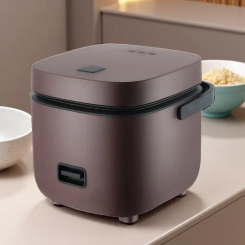 Mini urządzenie do gotowania ryżu automatyczna kuchnia domowa elektryczna maszyna do gotowania 1-2 osoby podgrzewacz do żywności na parze 1.2L małe urządzenie do gotowania ryżu