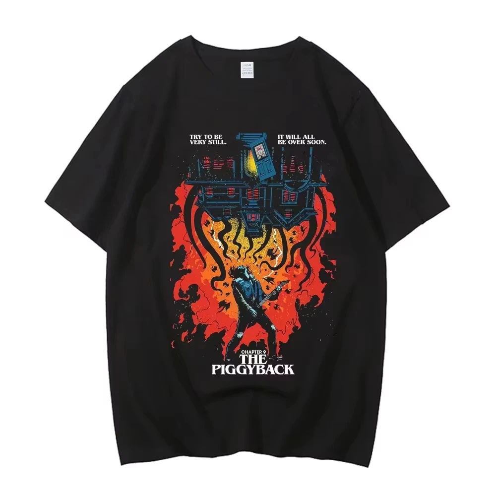 2026 TV Series Eddie Munson The Demogorgon 2026 New Bestseller Men's Cotton Y2k Graphic Hawaiian Luxury S