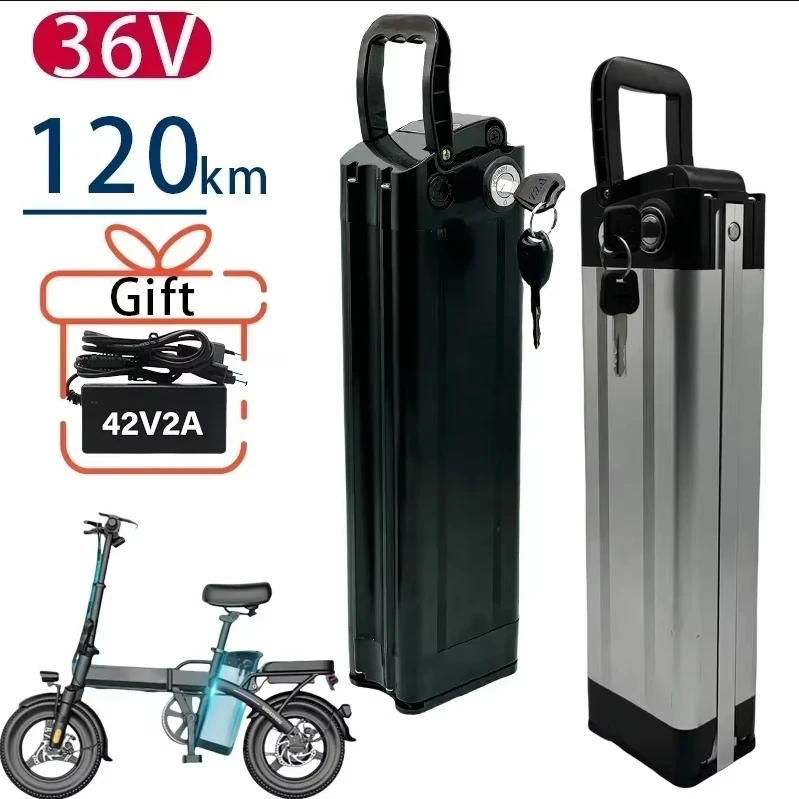 

High Quality 36V 10Ah 20ah 30ah Lithium Battery Pack Silverfish Battery 500w Lithium-ion Electric Bicycle 36V 18650 Battery