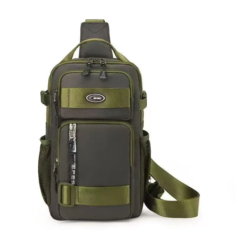 Homefish Fashion Multifunction Shoulder Bag Outdoor Sling Crossbody Bags For Male Travel Trend High Capacity Sport Chest Bag