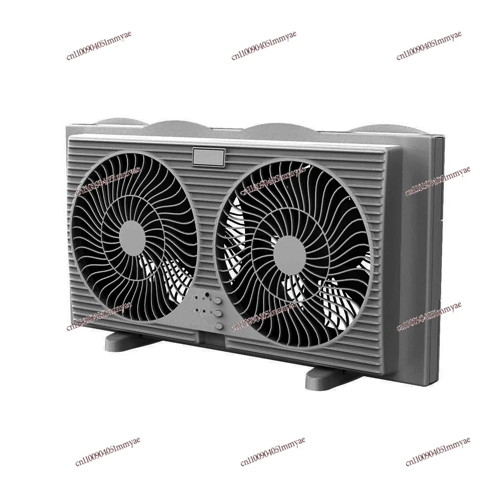 

Double Row Exhaust Fan Two-way Kitchen Exhaust Household Ventilation Fan Window Range Hood