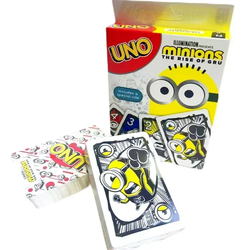 Mattel UNO Minions gioco da tavolo card puzzle leisure party multiplayer game family party fun entertainment gioco di carte giocattolo per bambini