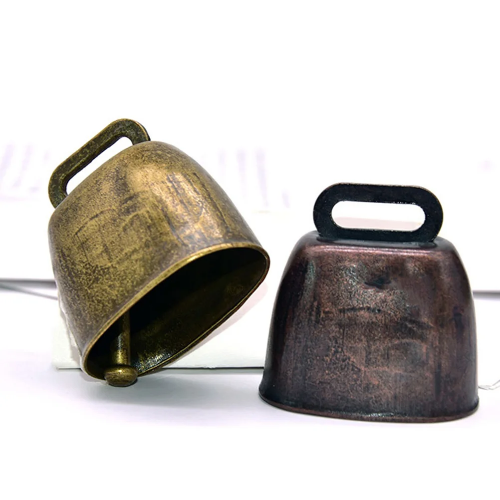 6 Pcs Pets Anti-lost Bell Training Bells Puppy Cow Hanging Decorative Animal Metal Steel