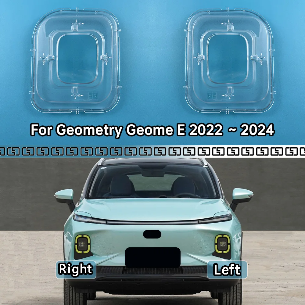 

For Geometry Geome E 2022 2023 2024 Auto Head Light Lamp Case Glass Lens Shell Headlamp Car Front Headlight Cover Lampshade Caps