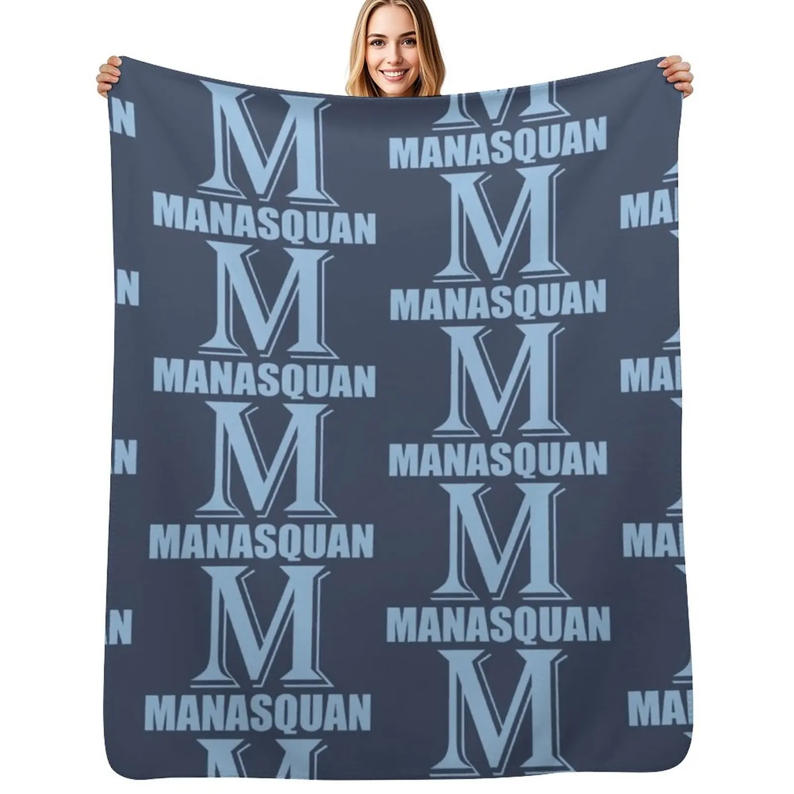 

Manasquan NJ Throw Blanket Ultra Soft Flannel Fleece Blanket for All Seasons