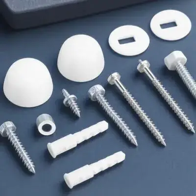 

2 Sets Toilet Screw Installation Anchor Fixing Bolt Decorative Nut Bathroom Toilet Parts Fixing Accessories Expansion Bolts