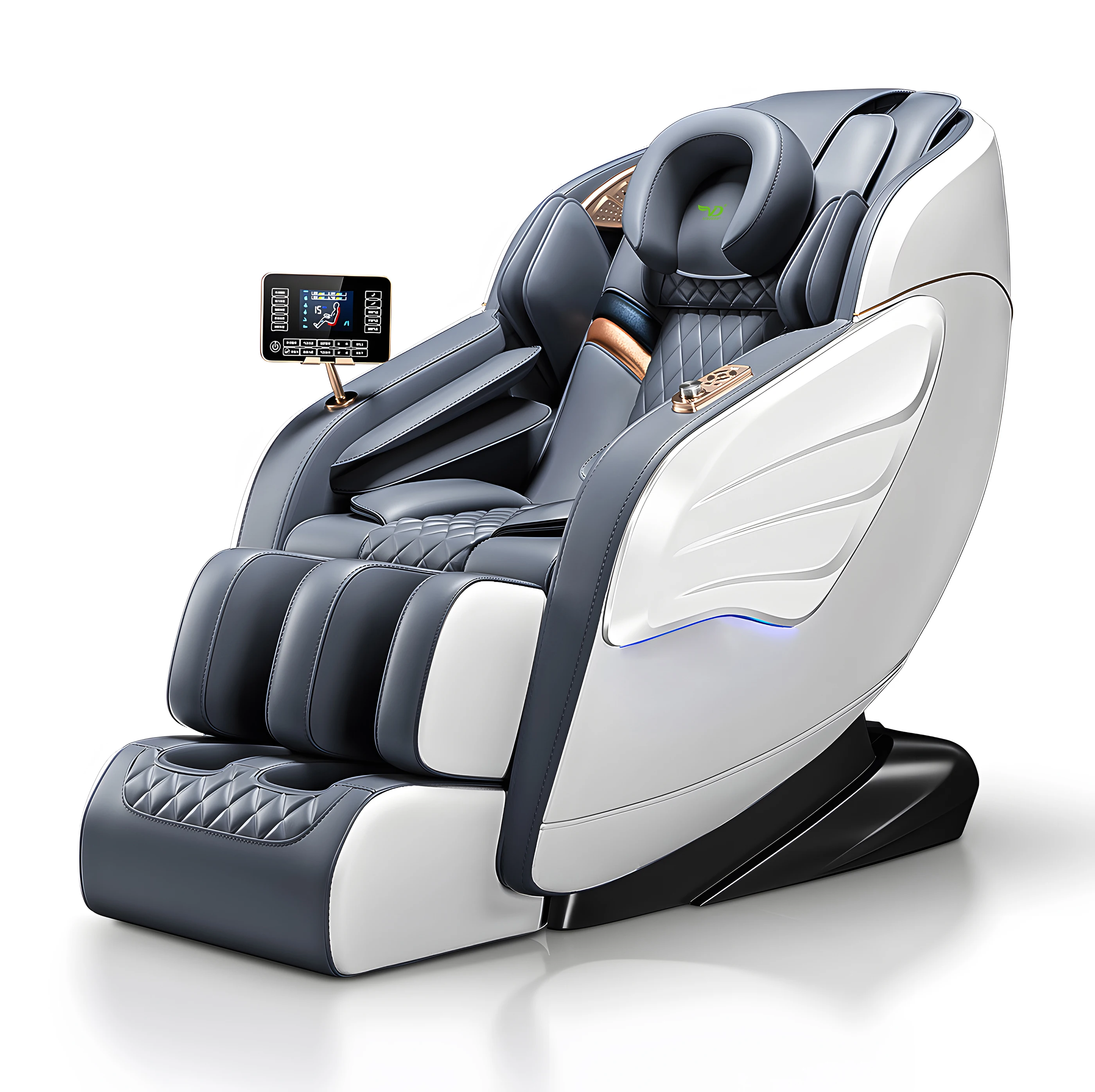 

Electric Full Body Massage Chair with 4D/3D Zero Gravity Feature Ionic Detox Foot Machine Health Care Products Leather Cover