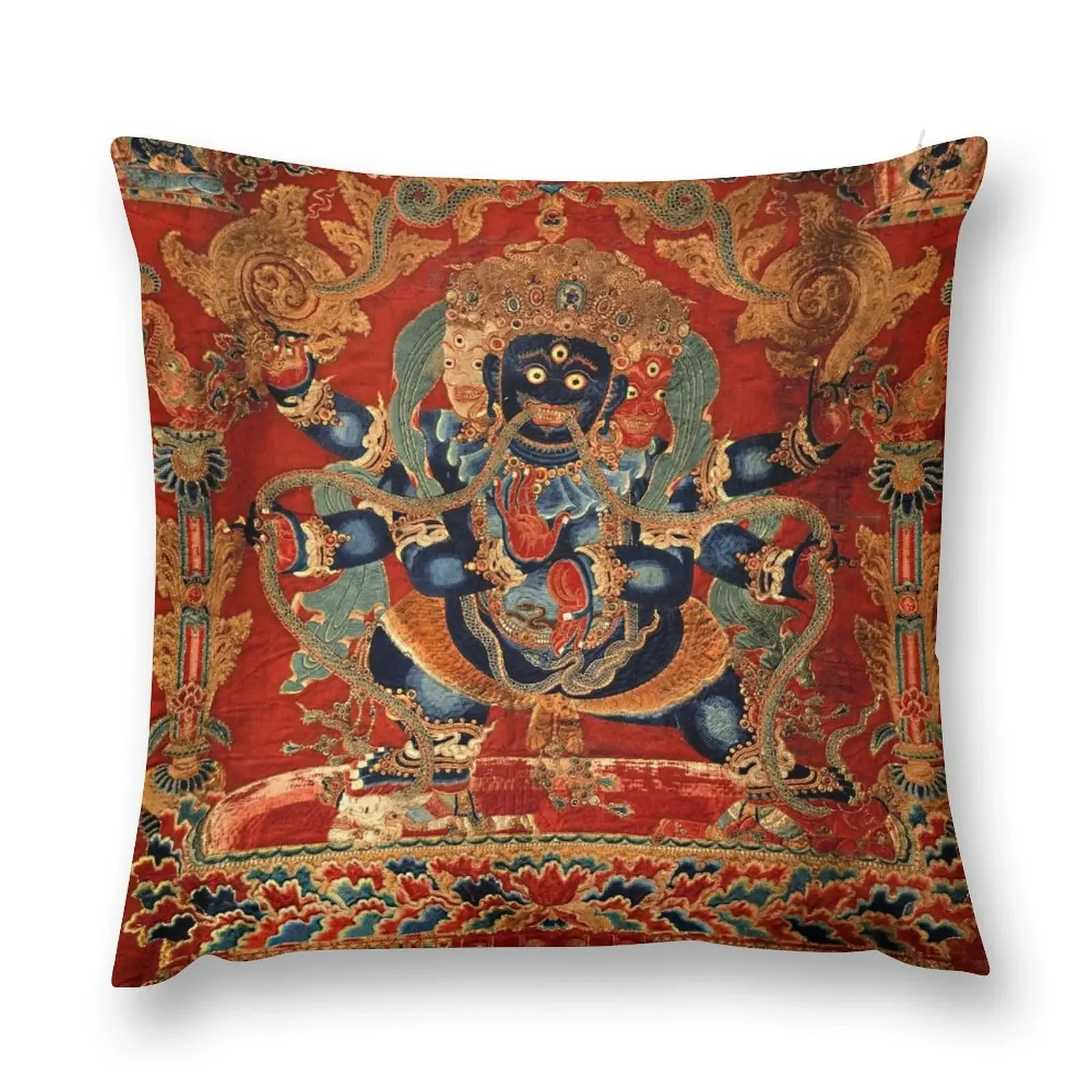 

Mandala 90 Vajrapani Bodhisattva Buddhist Deity Mahachakra Throw Pillow Bed pillowcases Marble Cushion Cover pillow