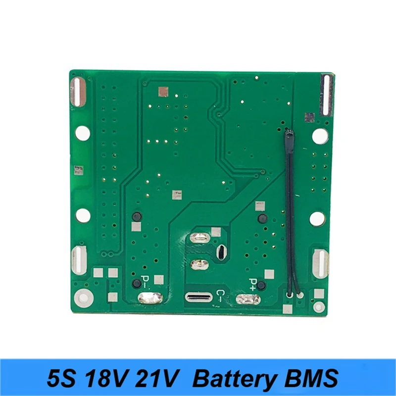 Batería de litio de iones de litio BMS 18650, 5S, 18V, 21V, 20a, destornillador, tablero de protección del cargador Shura, compatible con Turmera, 3 uds.