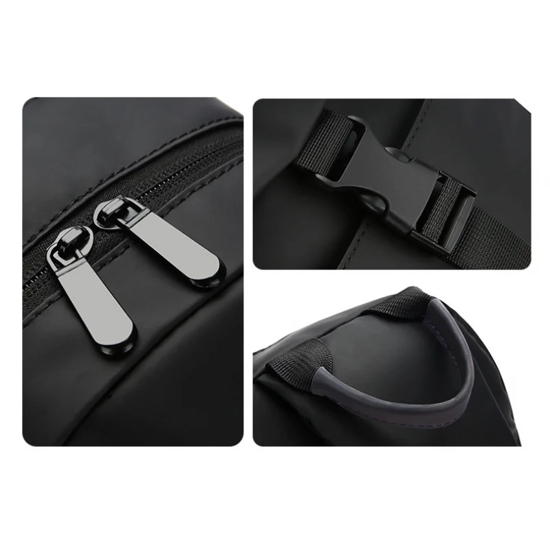 กระเป๋าคาดหน้าอกกันน้ําผู้ชาย Oxford Casual แฟชั่นกระเป๋าสะพายข้างแนวทแยงสีเรียบง่าย