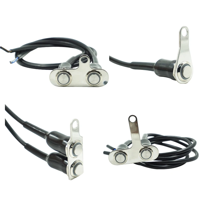 Universal 12V Waterproof Motorcycle Handlebar Switch Mount Adjustable Headlight ON-OFF Button For Racing Electric Bicycle