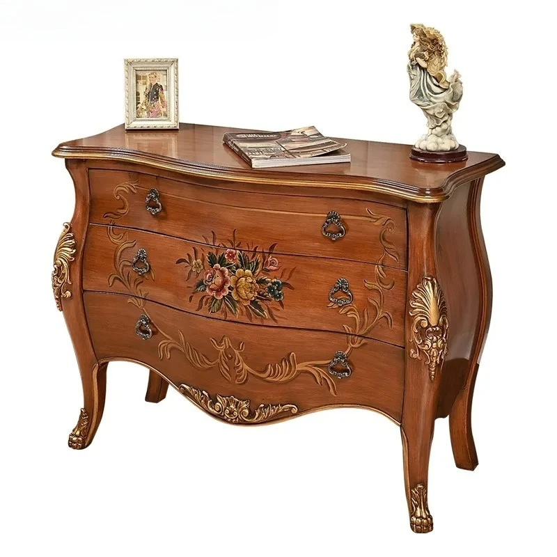 

Мебель Z: ретро-шкаф с тремя секциями, декоративный разделитель для гостиной, из массива дерева, окрашенный водоэмульсионной краской