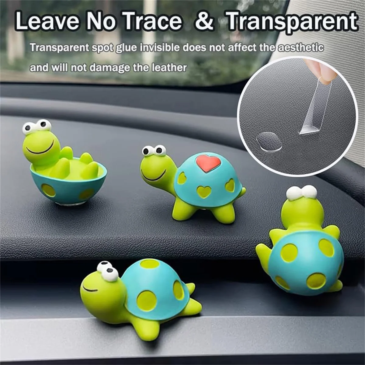 ABJZ 600 قطعة معجون المتحف، معجون غراء جل شفاف قابل للإزالة، 0.3X 0.5 نقاط لاصقة شفافة مزدوجة الجوانب قابلة للإزالة