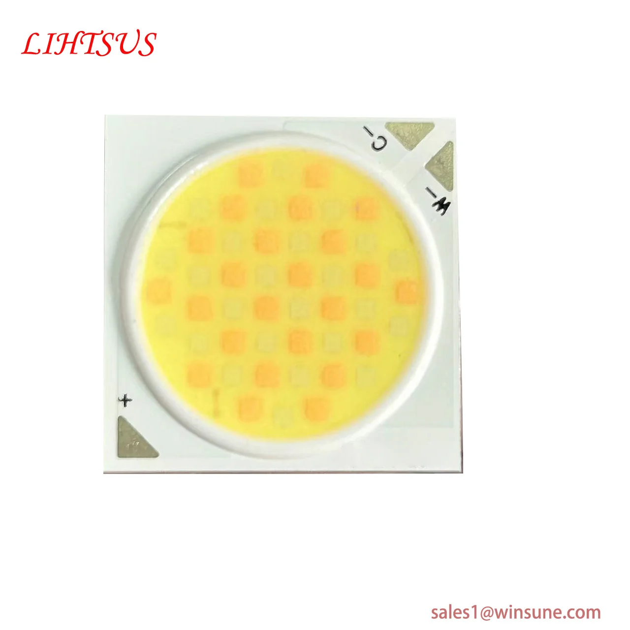 

24W 1919-17mm 2700-6000k Ra90 COB Chip Dimmable COB LED Chip High Power High Brightness LED Beads Chip