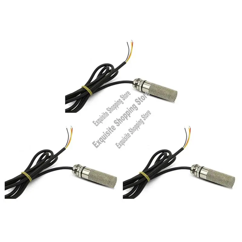 

3X DC5-28V RS485 Датчик температуры и влажности Modbus XY-MD03 Коллектор температуры и влажности - Металлическая головка-BTFL
