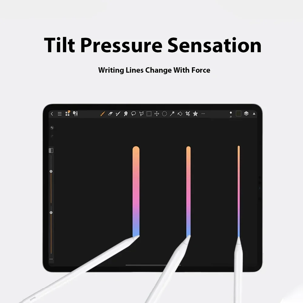 قلم ستايلس لـ Apple Pencil Ipad Pro 13 11 M4 12.9 11th A16 2025 Air 13 11 5 4 M3 M2 Mini 7 6 10 9 9th 10th Generation Touch Pen