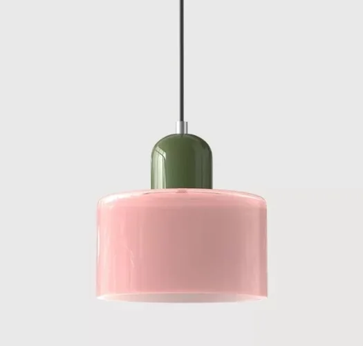 Europese Retro Glazen LED-hanglampen Slaapkamer Hoofdeinde hanglamp Restaurant Bar Koffieshop Bar Verlichtingsarmaturen