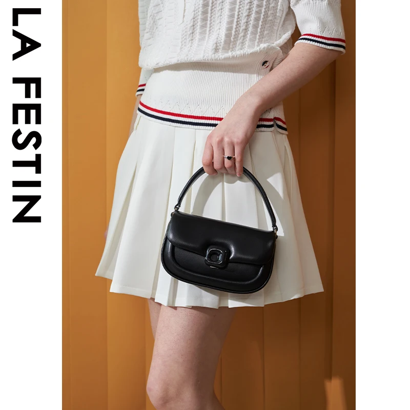 LA FESTIN Original Brand Handbag Women Small Bag 2024 New Crossbody Bag Shoulder Bag Fashion Square Bag free shipping