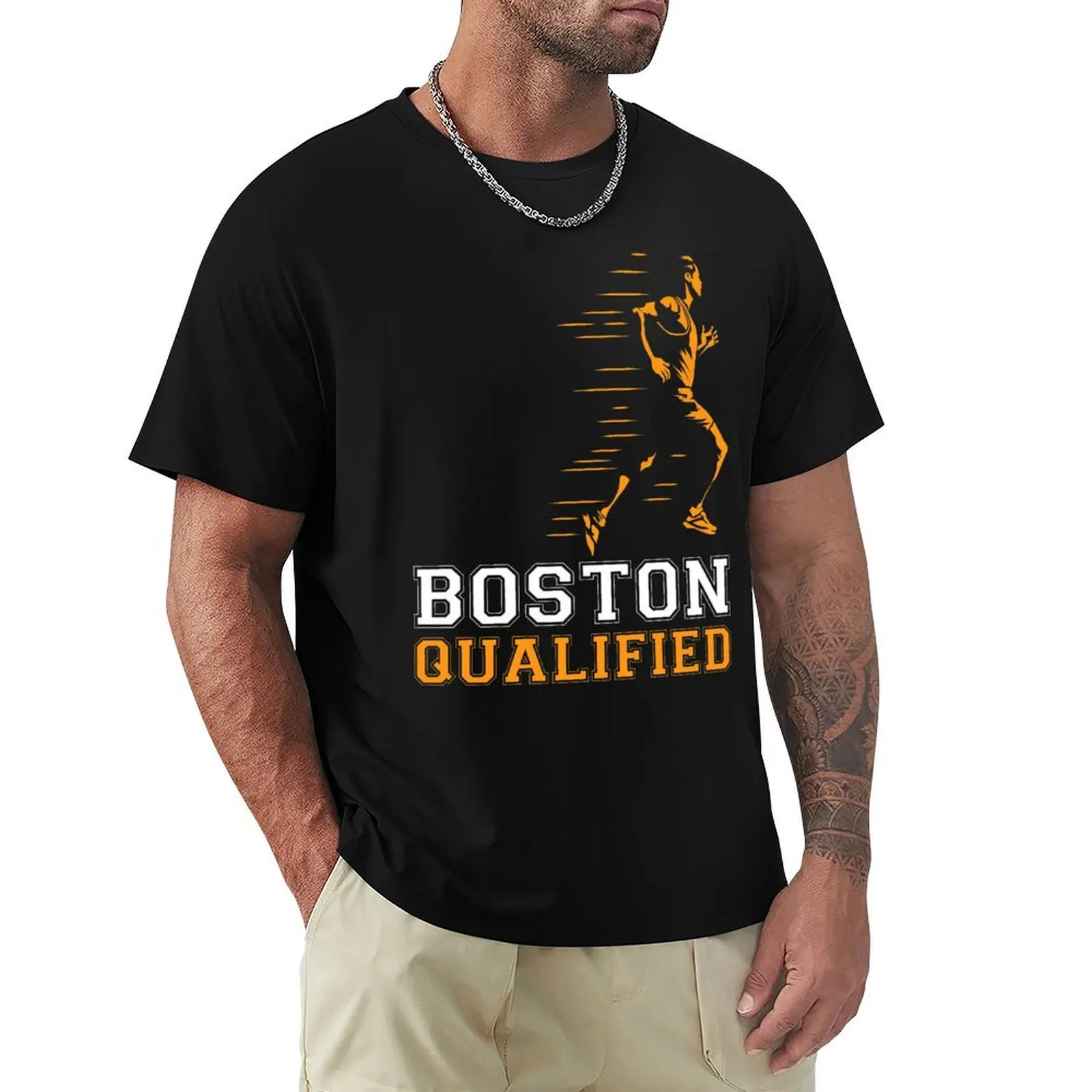 

Boston 2020 Qualified For Runners & Supporters Of The Marathon T-Shirt vintage graphic tee sweat designer t shirt men