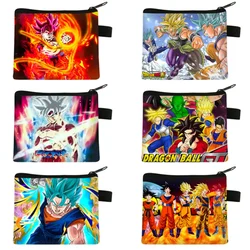 Dragon Ball Creative Coin Purse Cartoon Wallet Son Goku Portable Card Holder Coin Key Storage Bag Kids Children Baithday Gifts