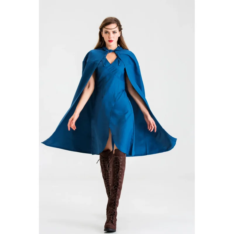 Halloween Dragon Mother Denise Cos Costume Cloak Rights Game Ice and Fire Song Role Play
