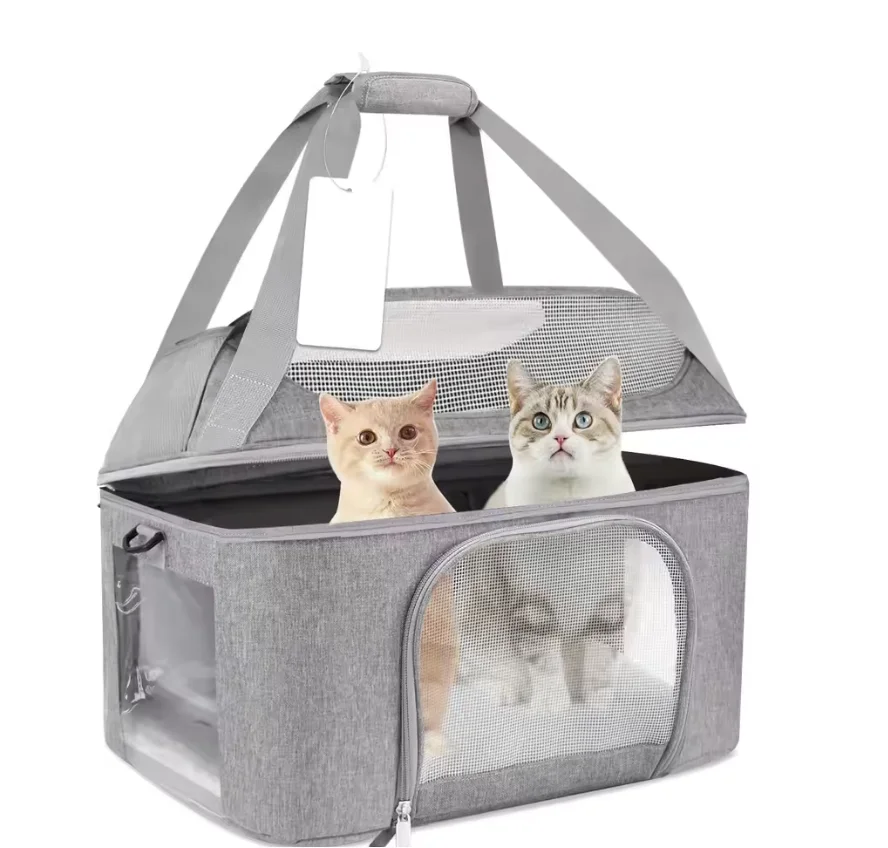 

Dog Backpack Breathable Pet Portable Foldable Carrier Bag Travel Airline Approved Transport Bag For Small Dogs And Cats Outgoing