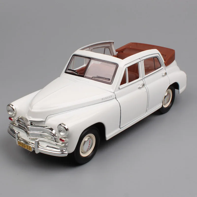 1/24 Scale Road Signature Russia Soviet vintage Gorky Gaz-M20 Pobeda Gaz M20 Volga Diecast Model Car Miniature Toy For Collector