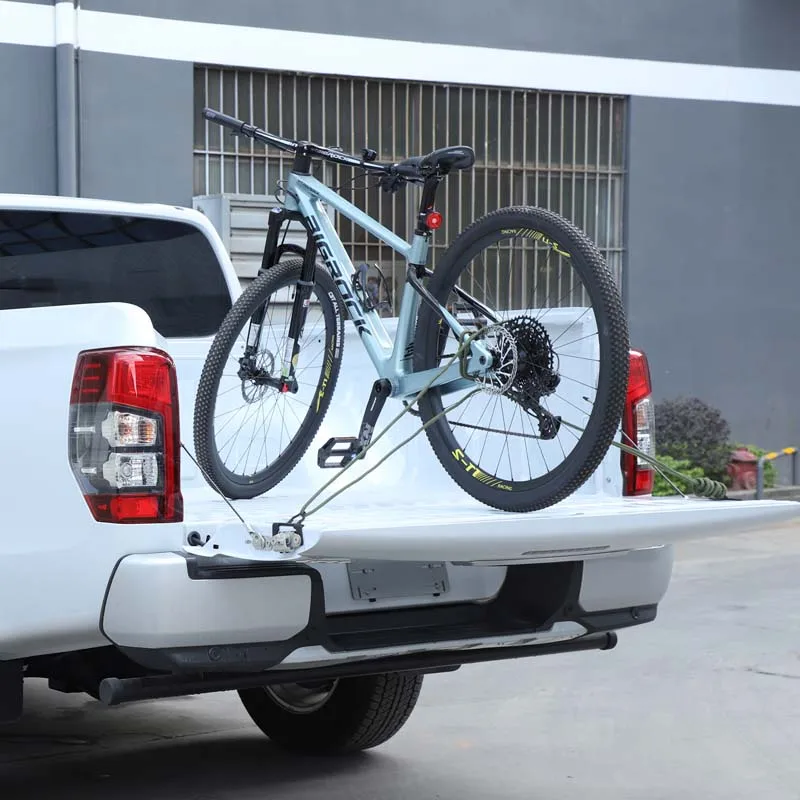 

For Mitsubishi Triton L200 15-22 Carbon Steel Black Truck Tailgate Trunk Luggage Anchor Cleat Hook Fastner Clip Car Accessories