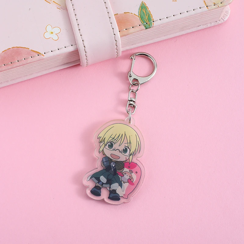 From The Abyss Anime Lilo and Stitch Pendant Keychains Holder Car Key Chain Key Ring Mobile Phone Bag Hanging Jewelry Gifts