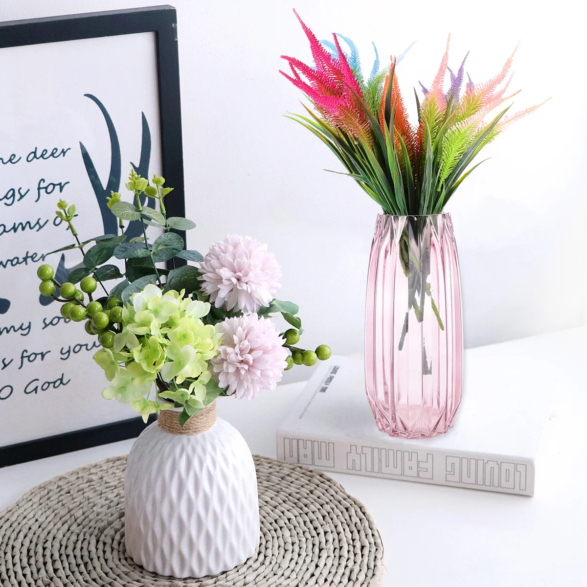 

Artificial Aloe Fake Dog Tail Grass Simulation Plant For Home Office Decor Wedding Party Hanging Foliage Indoor Outdoor