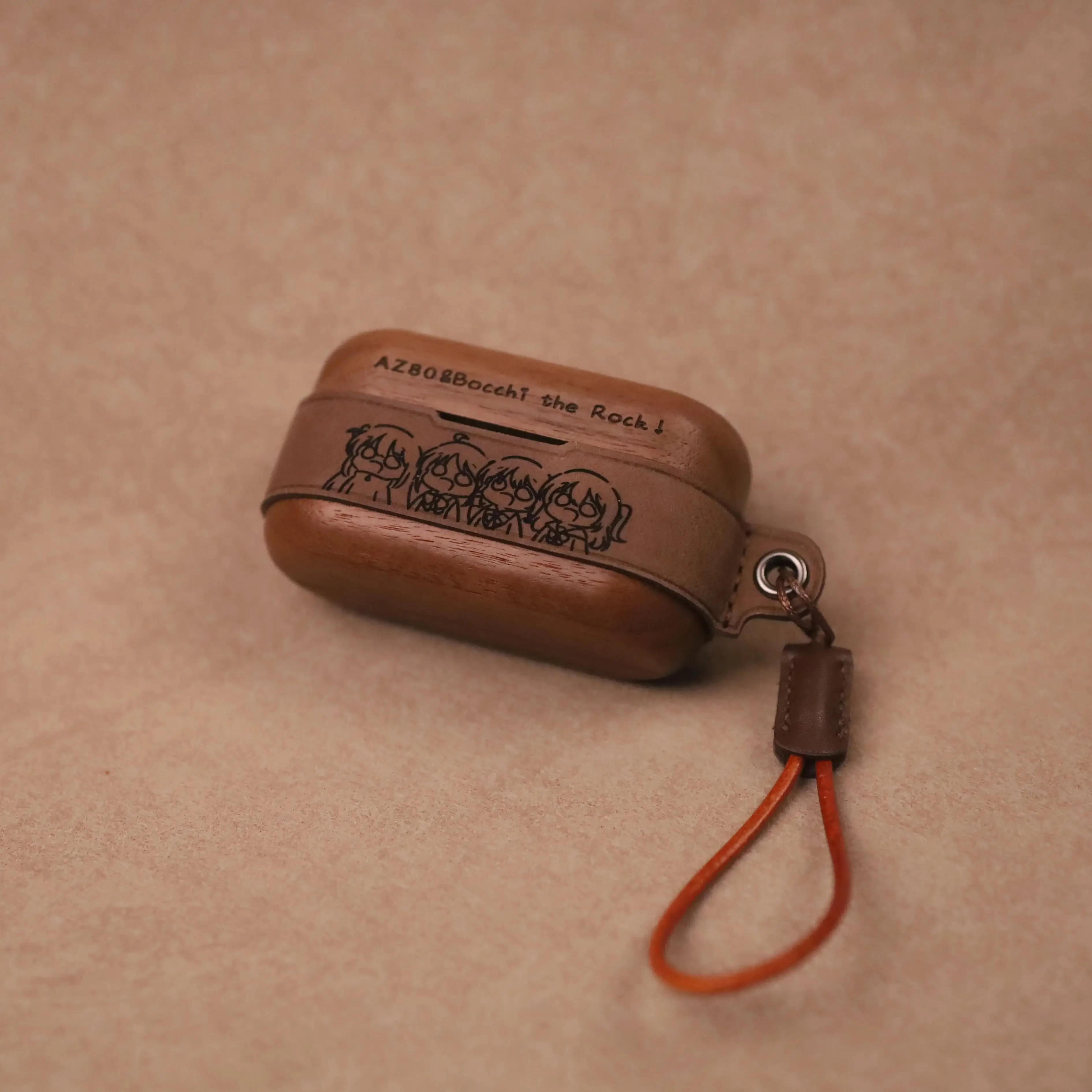 

Genuine Leather & Solid Wood Protective Case for Panasonic EAH-AZ80 – Durable, Stylish & Gift-Ready